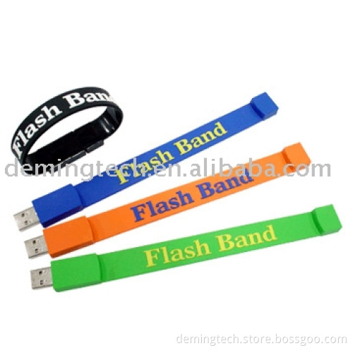 Wrist band usb flash drive